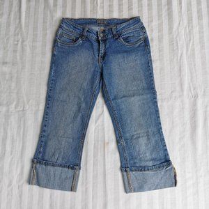Bongo Stretch Denim Cropped Jeans Capris